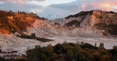Another "zombie volcano" of interest to scientists is Campi Flegrei, located west of Naples, Italy. It has also shown signs of unrest but hasn't erupted since 1538.