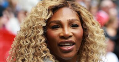 Serena Williams is the epitome of chic in Chelsea colours as she celebrates Women's FA Cup win after her husband Alexis Ohanian snapped up an eight percent stake in team