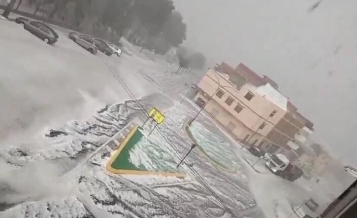 Shock vids show hols hotspot Valencia SWAMPED with freak rain & hail as ‘cyclonic supercell’ storm pummels Spain