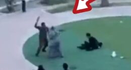 Shocking footage shows Saudi police beat women and girls inside secret prisons where families send 'disobedient' females to be locked away and punished for YEARS to break their spirit
