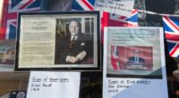 Shopkeeper is 'gobsmacked' after picture of Enoch Powell in her window is recorded by police as 'non-crime hate incident'