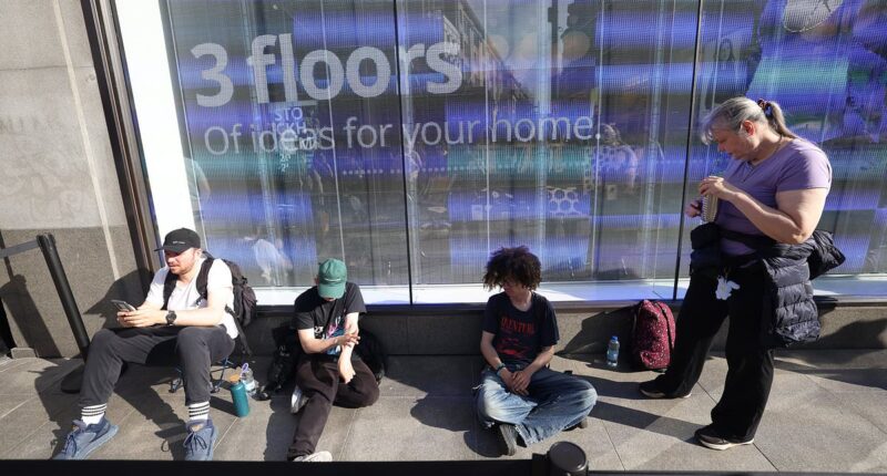 Shoppers queue to be first into IKEA's new £450million Oxford Street flatpack flagship - but how do you get your purchases home?