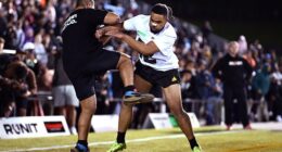 Run it straight events have become popular in Australia and New Zealand for their big collisions (pictured)