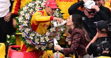 Spain's Alex Palou wins Indianapolis 500 in his first race on an oval track