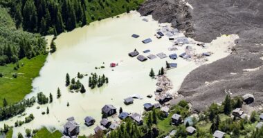 Switzerland's ticking time bomb: Two MORE villages face being wiped out after glacier's catastrophic collapse