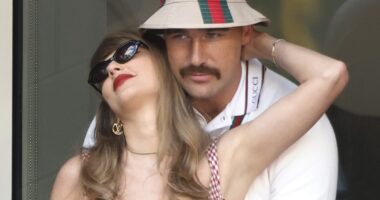 Taylor Swift's 'playful' nights with Travis Kelce... and why lazy mornings in bed mean 'they get a workout in together': Tantalizing details of her 'gap year' and love life