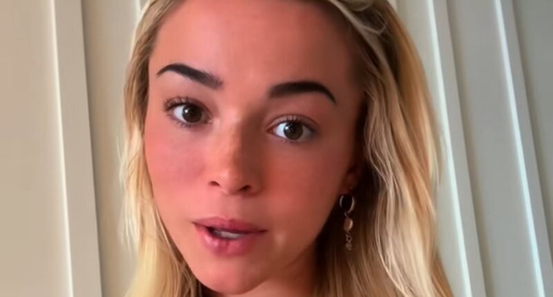 Tearful Livvy Dunne claims group of middle-aged men are 'stalking' her at airports across America
