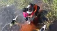 Terrified crash survivors cling to plane for 36 hours in alligator-infested swamp after emergency landing in Amazon