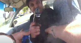 Terrifying bodycam shows moment driver pulls gun & shoots cops at point-blank range after ranting about the Taliban