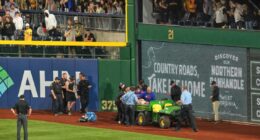 The 20-year-old man who fell to the warning track at a Pirates game is awake