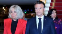 The giveaway sign that Macron was 'furious' with wife Brigitte for viral push in face... as he tries to brush it off as 'joking around'