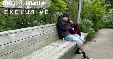 They could be any young lovers... but they're the world's hottest couple. See their intimate act when they think nobody is watching