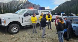 Three climbers fell 400 feet to their death. One climber survived and drove to a pay phone