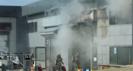 Tourists in Spanish holiday hotspot ordered to stay indoors as fire at chemical plant releases toxic cloud into air