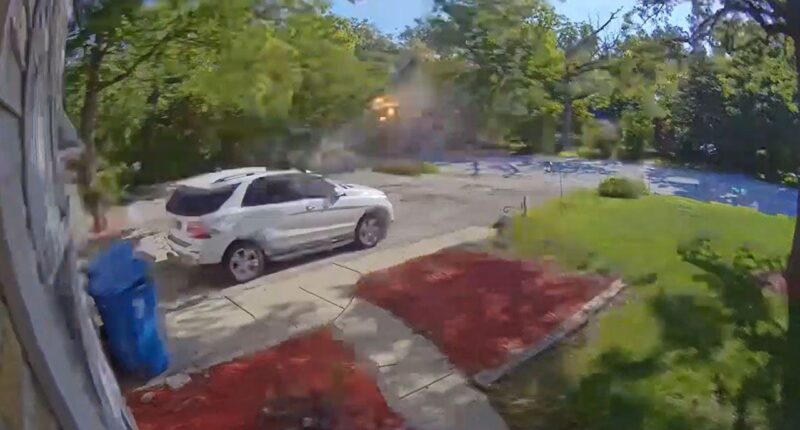 Truck explosion caught on camera in suburban Chicago neighborhood as leaking propane to blame: officials