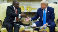 Trump confronts South African leader with baseless claims of the systematic killing of white farmers