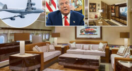 Trump gifted $400m world’s biggest plane dubbed ‘flying palace’ by Qatar – and blasts critics as ‘world class losers’