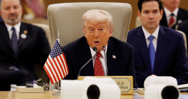 Trump, speaking in Saudi Arabia, says he wants Iran deal, will add more countries to Abraham Accords