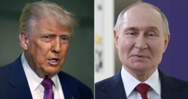 Trump warns Putin is 'playing with fire' after declaring the Russian president has 'gone absolutely CRAZY'