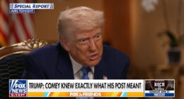 Trump's fiery six-word response to 'child' James Comey's post calling for his 'assassination'