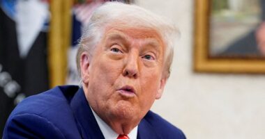 Trump's stunning six-word marriage advice for Emmanuel Macron after wife Brigitte shoved him in the face