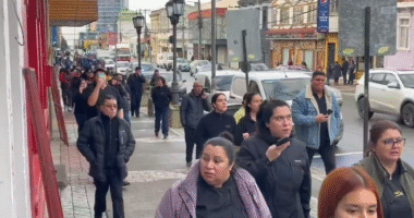 Tsunami warning issued and evacuations ordered after huge 7.5 magnitude earthquake rocks coast of Chile and Argentina