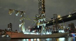 Two dead and dozens injured after Mexican navy ship smashes into New York’s Brooklyn Bridge as screaming onlookers flee
