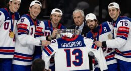 US hockey team honors late Johnny Gaudreau with emotional tribute after winning IIHF World Championship