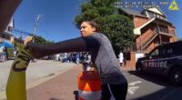 Unbelievable reason ex-cheerleader removed barrier before driving into cop at crowded street fair