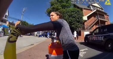 Unbelievable reason ex-cheerleader removed barrier before driving into cop at crowded street fair