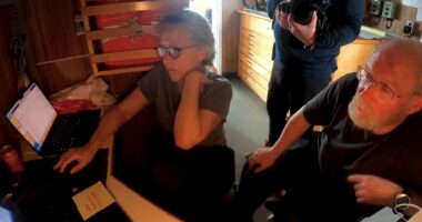 Video shows OceanGate CEO's wife react after sound now thought to have been Titan sub implosion