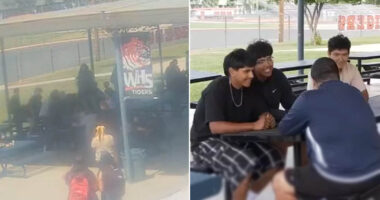 Video shows students, educators jump into action to save choking Manuel Garcia at Woodlake High School in California