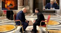 What Trump and Zelensky ‘said to each other at Pope funeral revealed’ as pressure mounts on Putin to make a deal