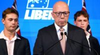 Opposition Leader Peter Dutton concedes defeat