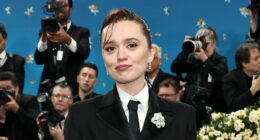 White Lotus star Aimee Lou Wood awkwardly dodges costar Walton Goggins on Met Gala red carpet amid 'feud'