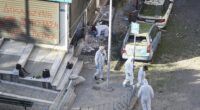Woman, 38, killed after bomb explodes in her hands in massive blast in Greece as cops probe plot to blow up bank