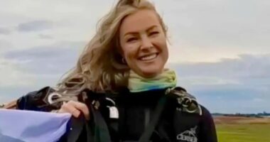 ‘Highly-experienced’ skydiver, 32, who died after jumping from 10,000ft ‘left suicide note’ before she leapt from plane