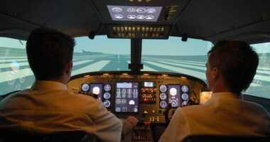 ‘Near-misses’ at airports skyrocket with pilots forced to dodge ‘unauthorized flights’ as horrified passengers watch on