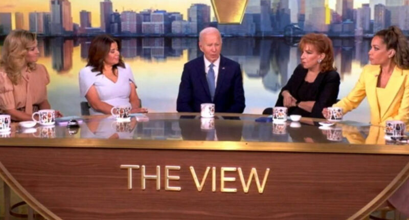 ‘Slurring’ Joe Biden makes shocking admission about Kamala Harris live on The View & is slammed over Christianity ‘joke’