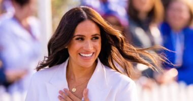 'Excited' Meghan Markle Sizzles In A White Slip Dress In New Pic Of Her Running On The Beach