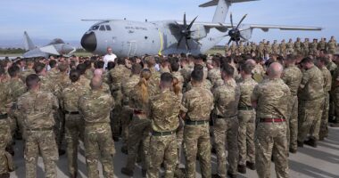 'Iranian spy posing as British tourist' is arrested for spying on RAF base in Cyprus - as it's claimed terror police have also made arrests in Britain