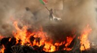 Los Angeles erupts in anarchy as protesters storm major highway and clash with law enforcement