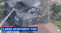 7 injured in fire at Joliet apartment building on North Essington Road, roadway closed: officials