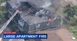 7 injured in fire at Joliet apartment building on North Essington Road, roadway closed: officials