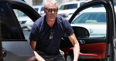 ALS stricken Eric Dane seen for first time since bombshell interview revealed he has partial paralysis