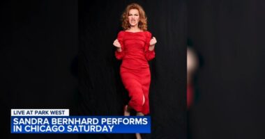 Actress, singer, comedian Sandra Bernhard performing stand-up comedy at Park West in Lincoln Park this weekend