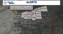 Air quality advisory issued for several Northeast Ohio counties on Tuesday