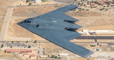 American B-2 stealth bombers with terrifying capabilities 'are on the move' as Iran tensions heat up
