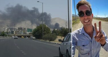 American cyclist's global adventure derailed when 'bombs started falling' in Iran