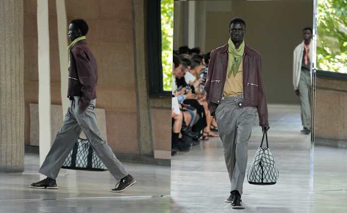 At Hermès, woven leather and quiet confidence set the tone for Paris menswear